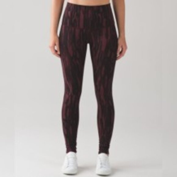 Lululemon Wunder Under High-Rise Leggings Athletic Pants Full Length Size 8 EUC - Picture 1 of 10